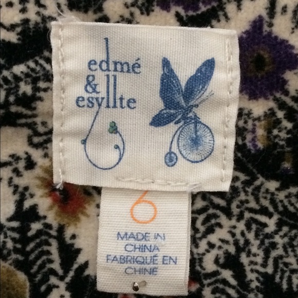 Anthropologie Edme & Esyllte "Norwegian Woods" Lace Up Skirt - 6 - Picture 4 of 7